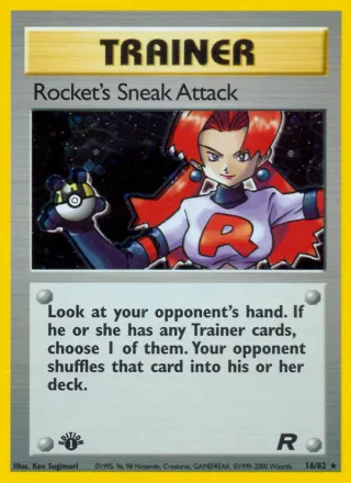 Rocket's Sneak Attack #16 · Team Rocket Pokémon card