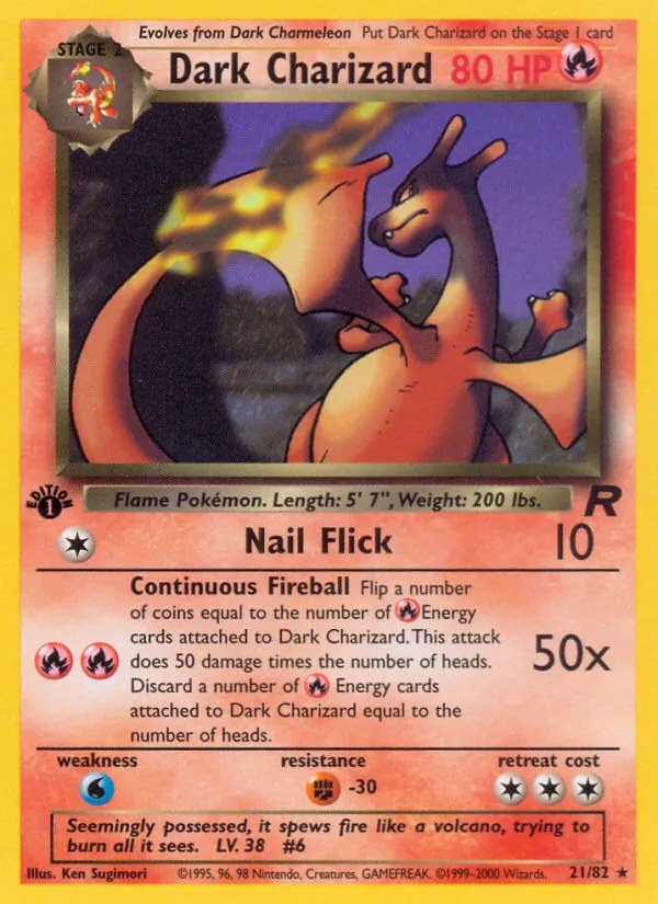 Dark Charizard full card art