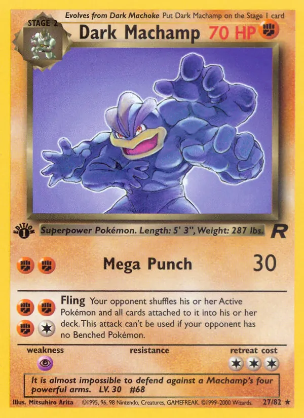 Dark Machamp full card art