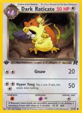 Dark Raticate · Team Rocket Pokémon card