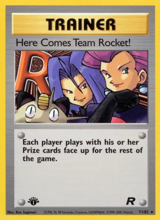 Here Comes Team Rocket! #71 · Team Rocket Pokémon card