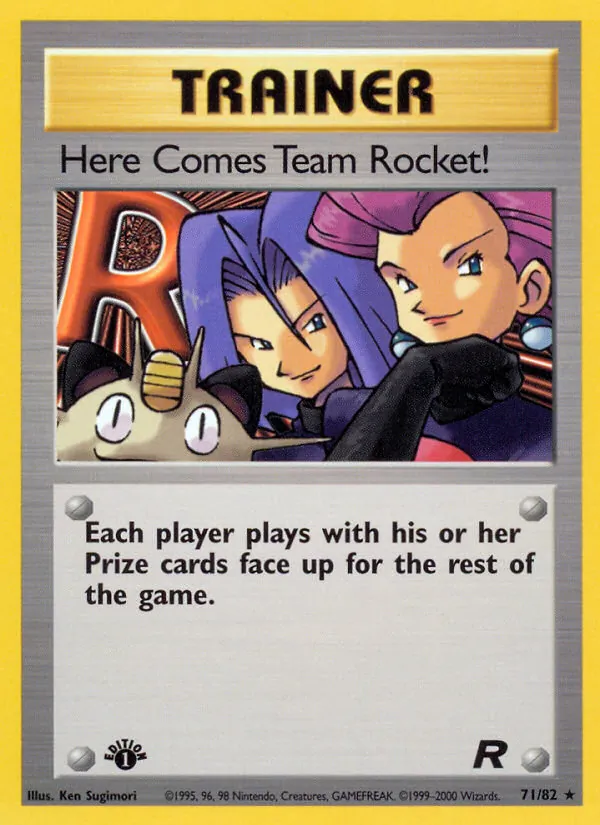 Here Comes Team Rocket! full card art