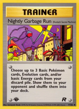 Nightly Garbage Run #77 · Team Rocket Pokémon card