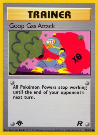Goop Gas Attack #78 · Team Rocket Pokémon card