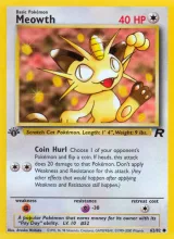 Meowth · Team Rocket Pokémon card