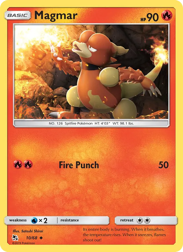 Magmar full card art