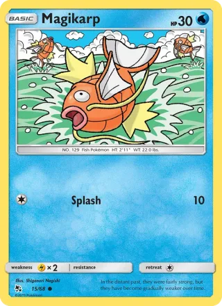 Magikarp #15 · Hidden Fates Pokémon card