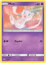 Mew · Hidden Fates Pokémon card