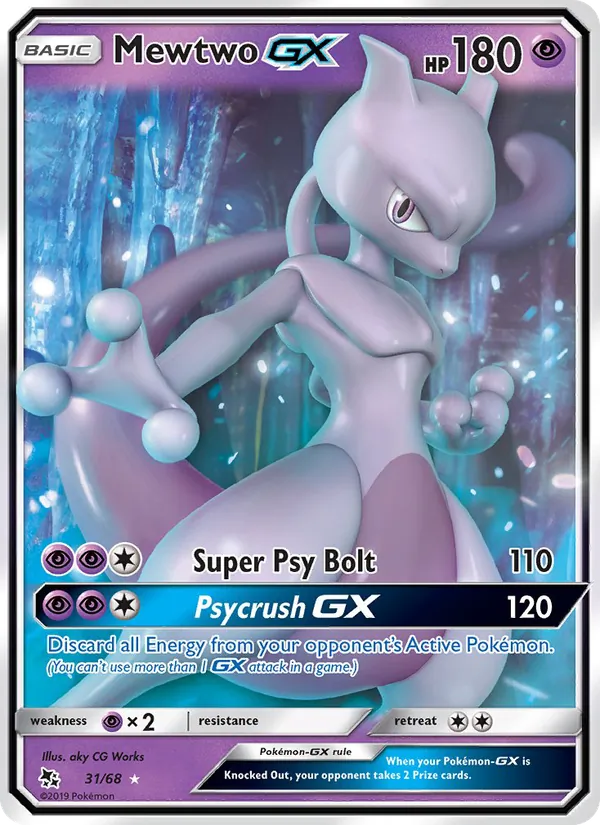 Mewtwo GX full card art