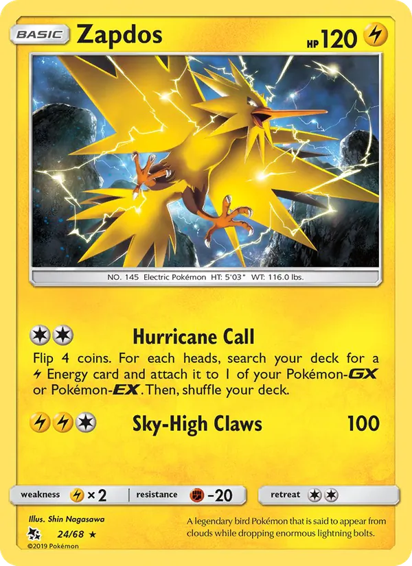 Zapdos full card art