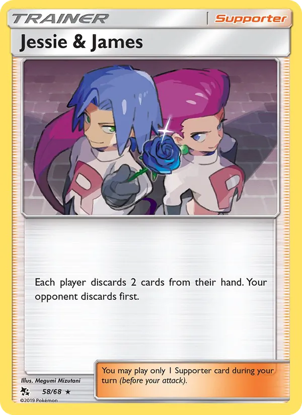Jessie & James full card art
