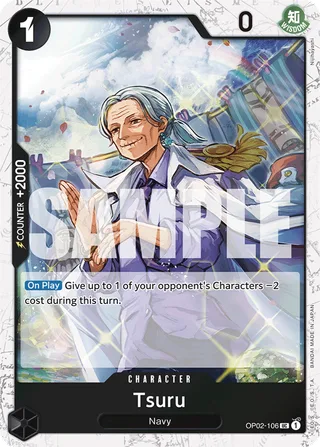 Tsuru (Full Art) #OP02-106-full-art · Premium Booster -The Best- One Piece card