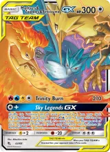 Moltres & Zapdos & Articuno GX · Hidden Fates Pokémon card