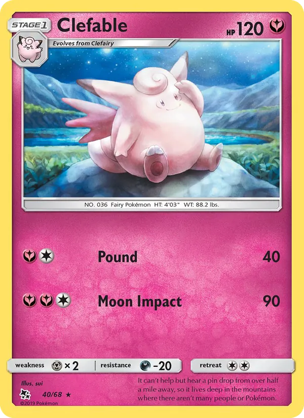 Clefable full card art
