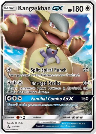 Kangaskhan GX #SM188 · SM Black Star Promos Pokémon card