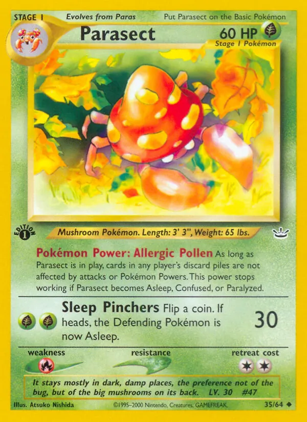 Parasect full card art