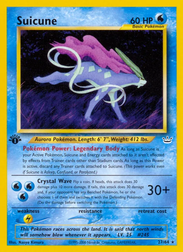 Suicune full card art