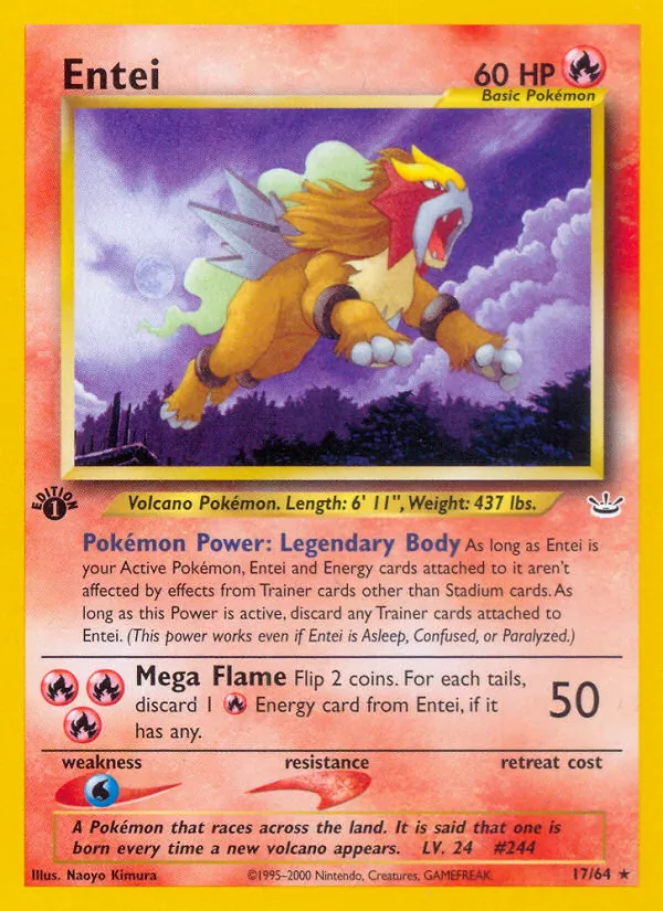 Entei full card art
