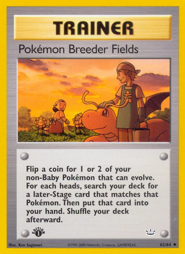 Pokémon Breeder Fields full card art