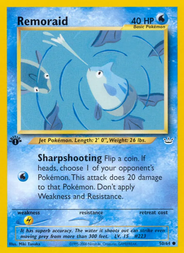 Remoraid full card art