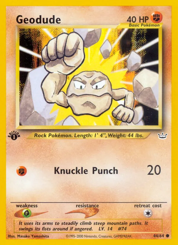 Geodude full card art