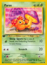 Paras · Neo Revelation Pokémon card