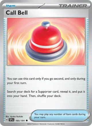 Call Bell #165 · Surging Sparks Pokémon card