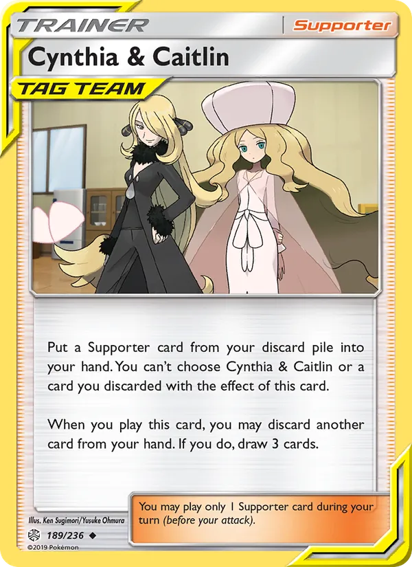 Cynthia & Caitlin full card art