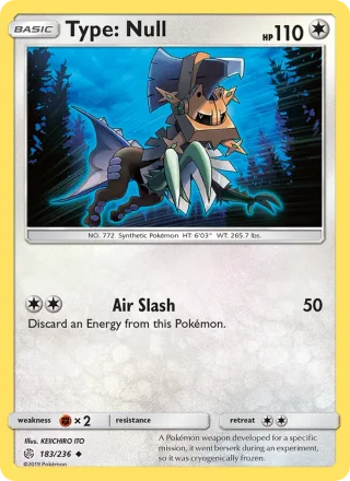 Type: Null #183 · Cosmic Eclipse Pokémon card