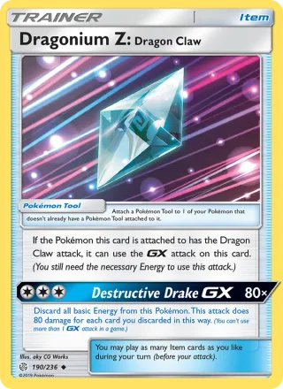 Dragonium Z: Dragon Claw card