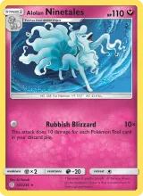 Alolan Ninetales · Cosmic Eclipse Pokémon card