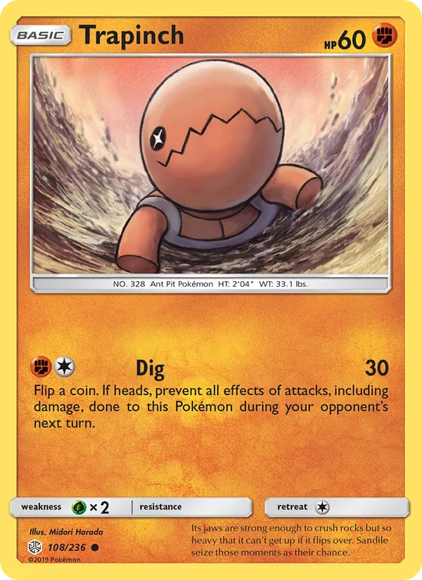 Trapinch full card art