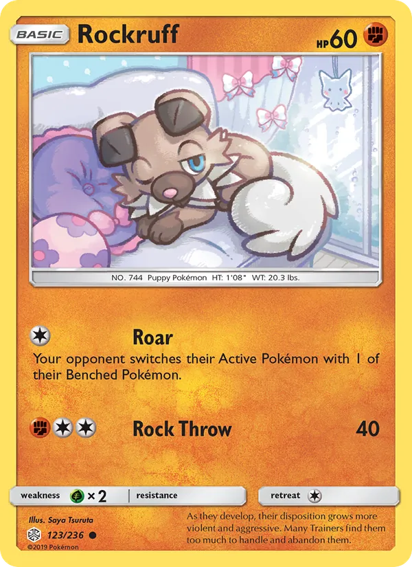 Rockruff full card art