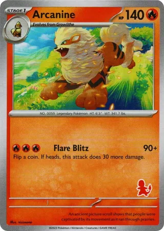 Arcanine #14 · My First Battle Pokémon card