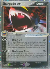Sharpedo ex · Deoxys Pokémon card