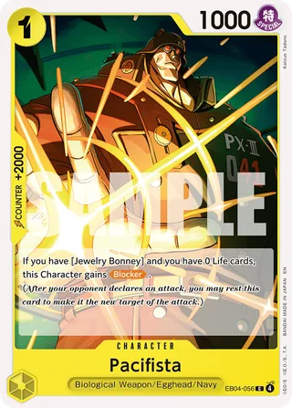 Pacifista #EB04-056 · Adventure on Kami's Island One Piece card