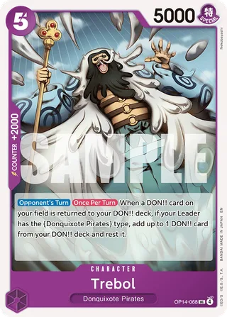 Trebol #OP14-068 · The Azure Sea's Seven One Piece card