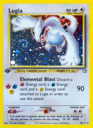Lugia #9 · Neo Genesis Pokémon card
