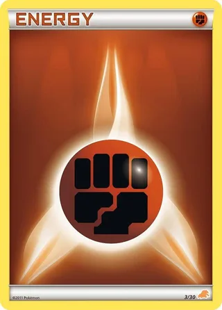 Fighting Energy #3 · BW trainer Kit (Excadrill) Pokémon card