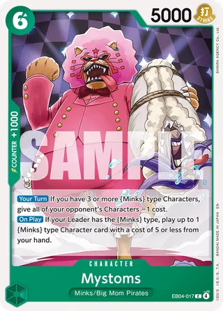 Mystoms #EB04-017 · The Azure Sea's Seven One Piece card