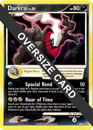 Darkrai - DP24 (DP Black Star Promos) #DP24 · Jumbo cards Pokémon card