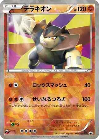 Terrakion #038 · BW-P Promotional cards Pokémon Japan card