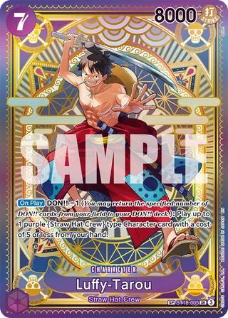 Luffy-Tarou (SP) #ST18-005-sp · A Fist of Divine Speed One Piece card