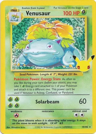 Venusaur #CC003 · Celebrations Classic Collection Pokémon card