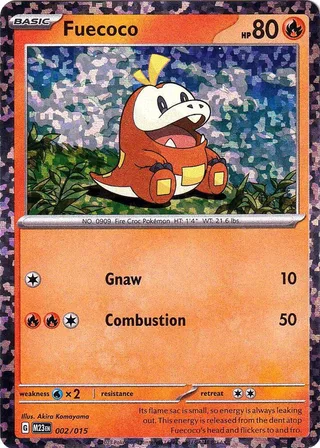 Fuecoco #2 · McDonald's Collection 2023 Pokémon card