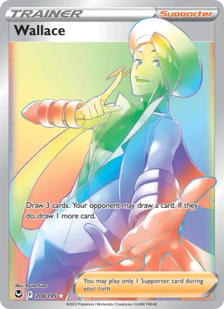 Wallace #208 · Silver Tempest Pokémon card