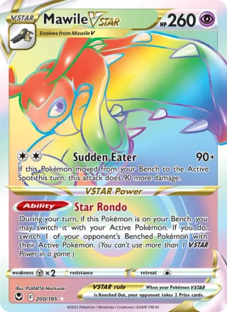 Mawile VSTAR #200 · Silver Tempest Pokémon card