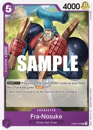 Fra-Nosuke #OP05-070 · ST-18: Starter Deck 18 PURPLE Monkey.D.Luffy One Piece card