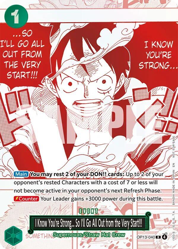 I Know You're Strong... So I'll Go All Out from the Very Start!!! (3rd Anniversary Treasure Campaign Pack) full card art