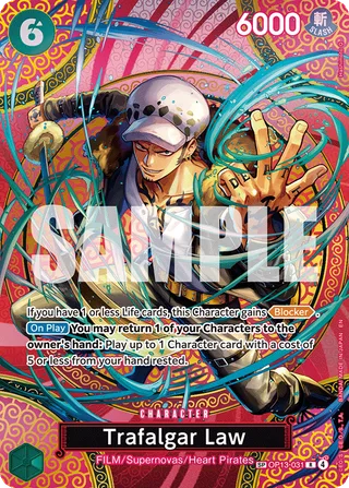 Trafalgar Law (SP) #OP13-031-sp · Adventure on Kami's Island One Piece card